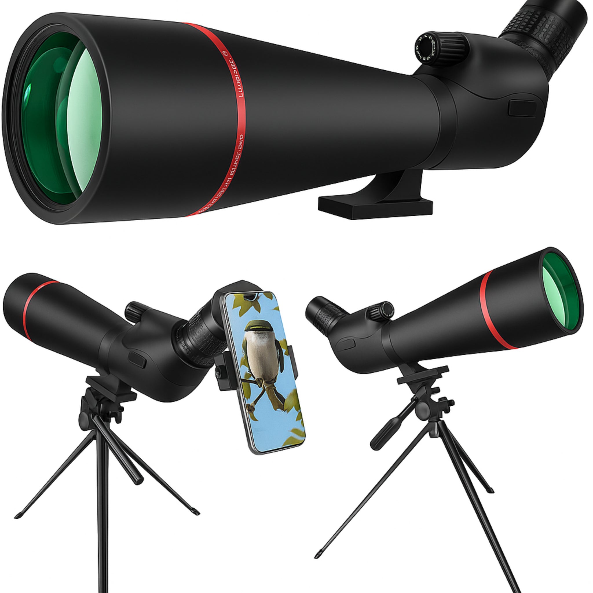 HelioForge Redline Pro 85 ED Angled Spotting Scope
